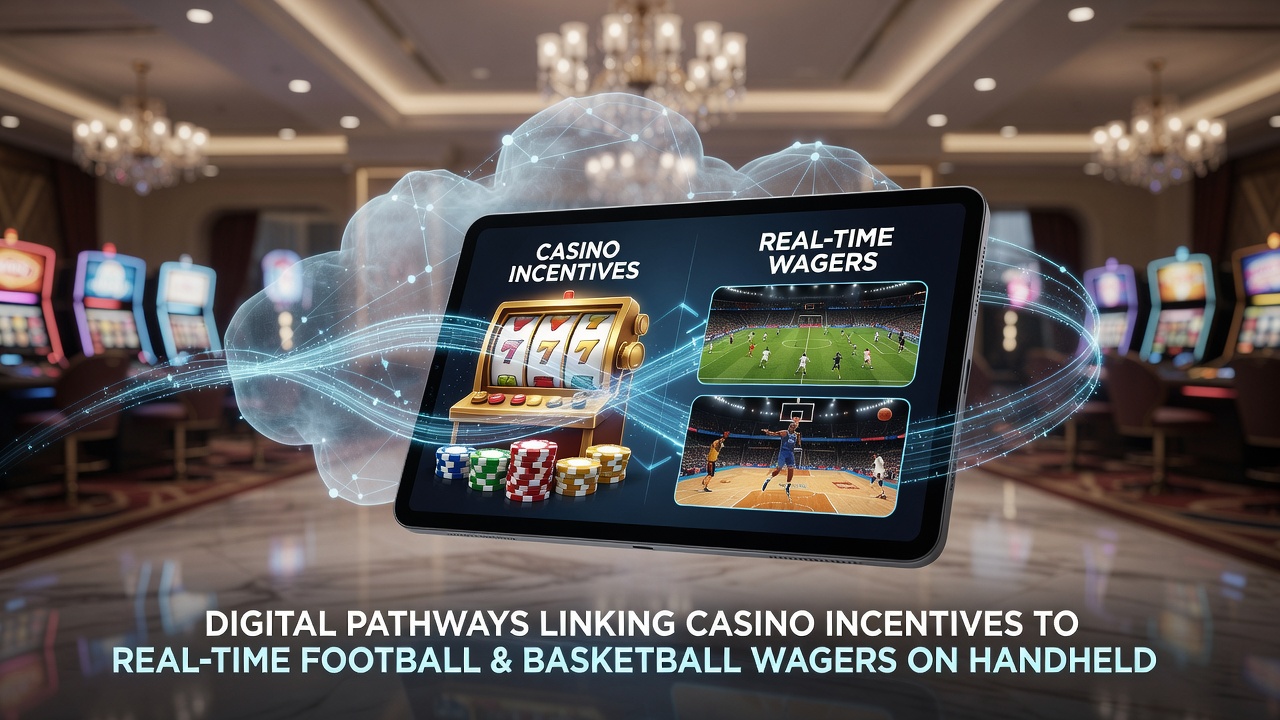 Close-up view of a smartphone screen displaying real-time basketball odds linked to casino bonus balances during a live game