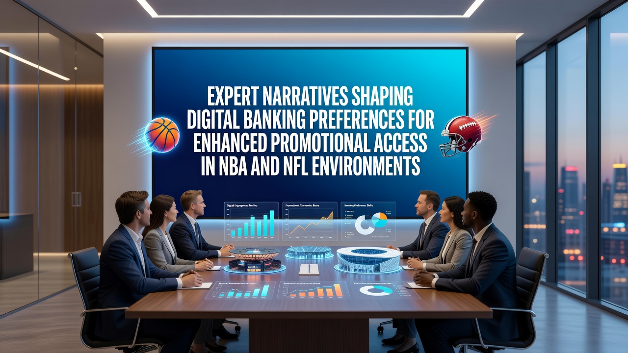 Experts analyzing digital banking trends in NBA and NFL betting environments