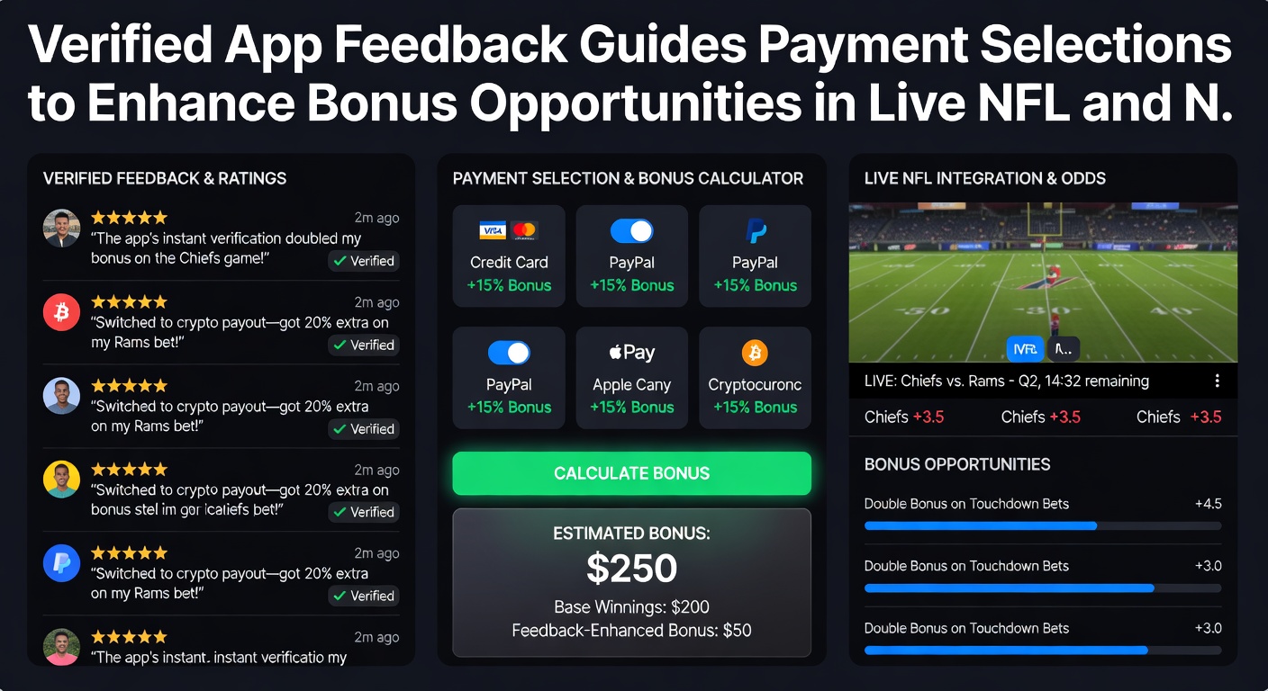 Analytics dashboard displaying payment method performance and bonus activation rates for live sports betting