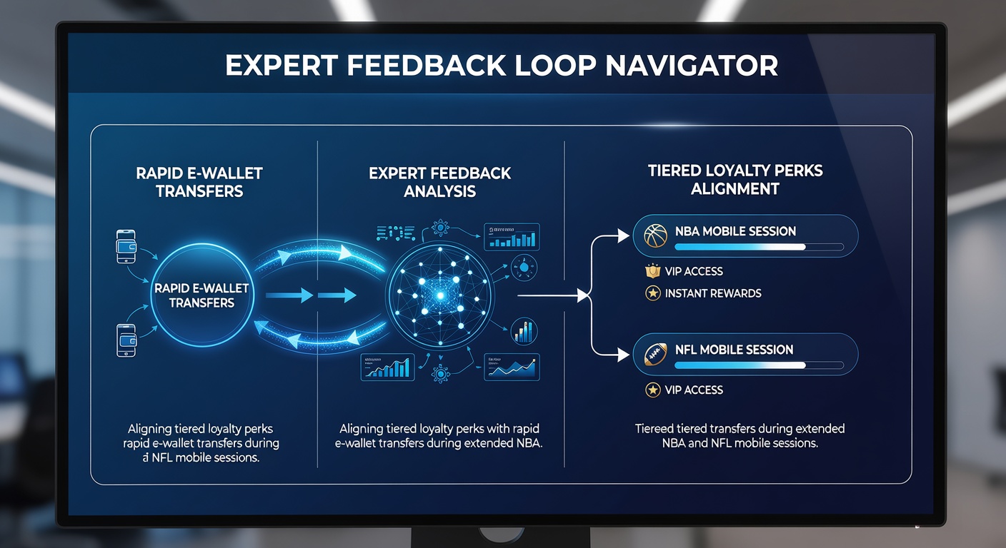Experts reviewing mobile app feedback on loyalty tiers and e-wallet speeds during NBA and NFL sessions