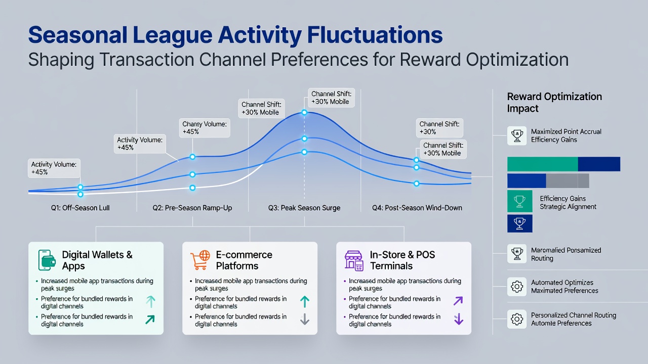 Heatmap of transaction channel preferences across verified platforms during different league seasons in 2025 and 2026