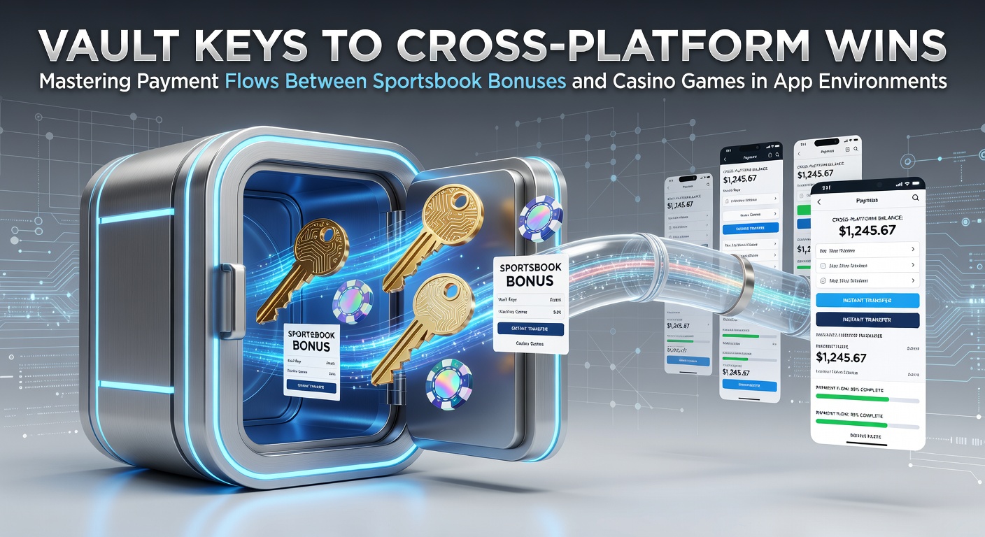 Secure vault keys symbolizing seamless transfers of sportsbook bonuses into casino game environments within mobile apps